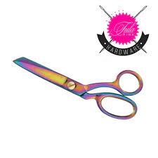 Tula Pink Scissors - Micro Serrated Bent Trimmer 6 inch - Jammin Threads