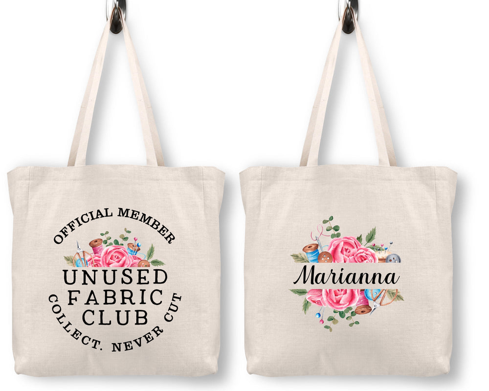 Unused Fabric Club - Personalized Tote Bag - Jammin Threads