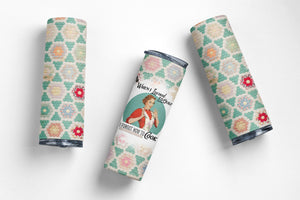 When I learned to Quilt, I Forgot How to Cook - Quilter's Skinny Tumbler - Jammin Threads