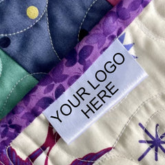 Your Logo Satin Tags - Jammin Threads
