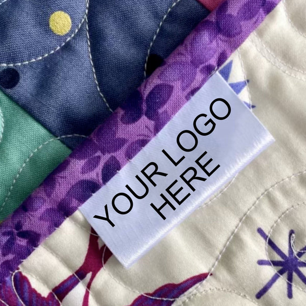 Your Logo Satin Tags - Jammin Threads